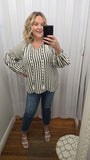 Multi Stripe Top in Blue