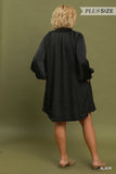 Satin Neck Bow Dress