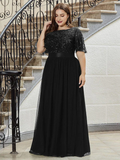 Sequin and Tulle Gown