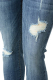 Medium Wash Distressed Denim