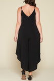 French Terry Jumpsuit in Black
