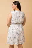 Soft Blue Floral Dress *CLEARANCE*
