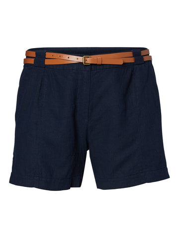 JUNAROSE Blue Linen Shorts