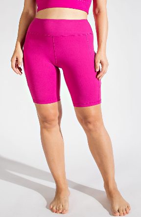 Buttery Soft Shorts with Pocket in Pink