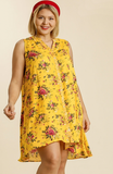 Goldenrod Button Up Dress *CLEARANCE*
